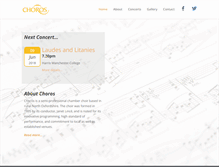 Tablet Screenshot of choros.org